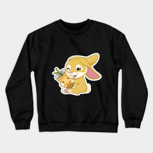 Year of the Rabbit Bunny Bubble Boba Tea Crewneck Sweatshirt